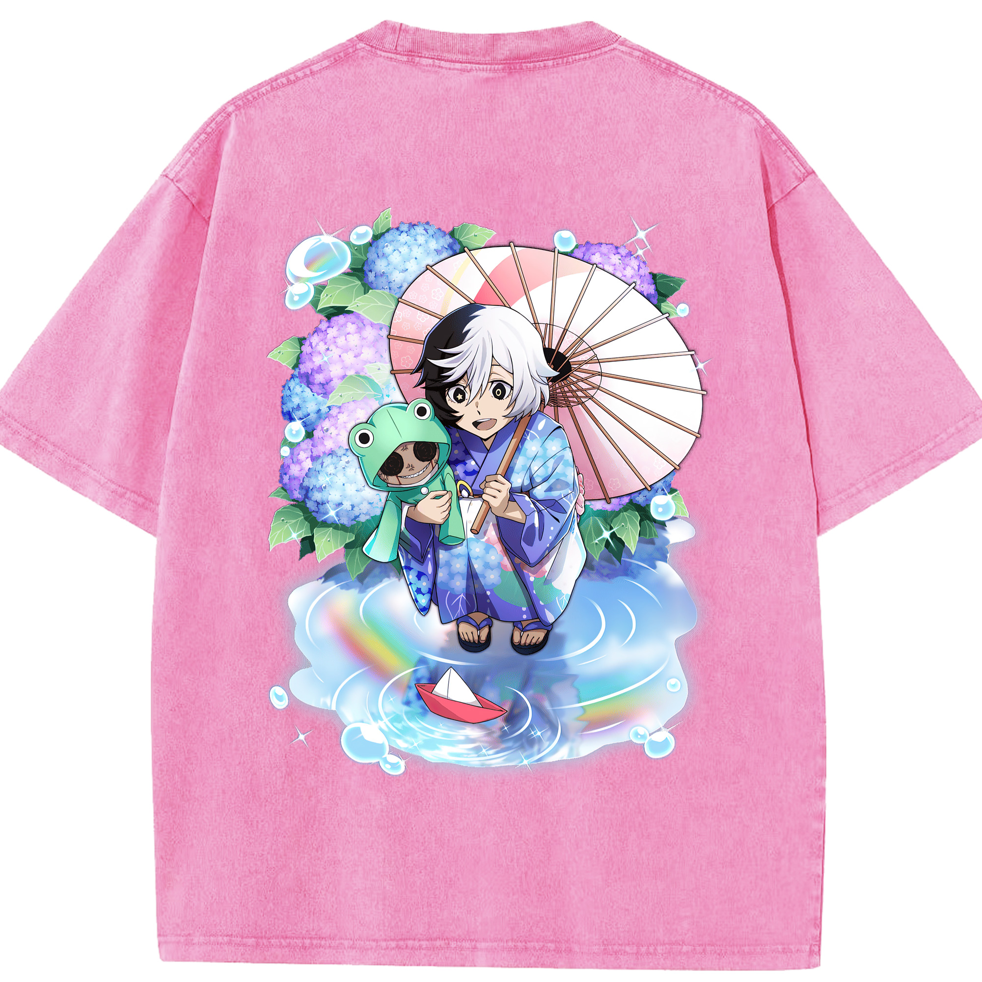 （画像用） 文豪ストレイドッグス Bungo Stray Dogs 綿100% ヴィンテージ風 半袖Tシャツ（背面プリント）